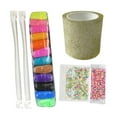 thumbnail image 3 of Kit de cintas adhesivas Nano Tape Bubble, cintas adhesivas para manualidades DIY, reutilizables, para el aula, para niños, impermeables, removibles, para adultos, con pajitas, cintas Estilo E, 3 of 7