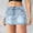 Light Blue, variant on Daiosportswear High Stretchy Denim Cargo Skort for Women, High Waist, Mini Y2K Jean Skirt Shorts with Pockets,Skirts for Women Light Blue XL(XL)