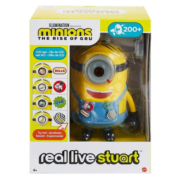 Minions The Rise Of Gru Real Live Stuart Animatronic 0 Sound 30 Animations Walmart Com