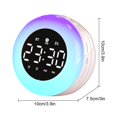thumbnail image 2 of Kids Alarm Clock, Touch Night Light Dual Alarm Clock, Diy Alarm Clock Ringtone, Kids Wake Up Light With Snooze, Kids Sleep Trainer, Bluetooth Night Li, 2 of 2