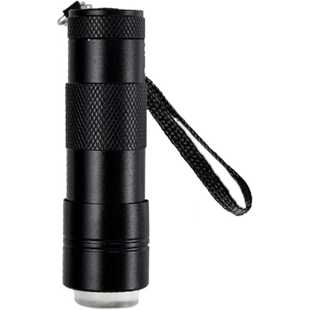 Mini linterna UV de 12 LED negra, curado de uñas, gel UV de 15 s, secado rápido, lámpara de curado, lámpara con sensor UV, lámpara para uñas, lámpara de curado