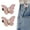 Pink, variant on Detachable Butterfly Clips, Detachable Butterfly Jean Buttons Pant Waist Tightener for Loose Jeans, Adjustable Waist Buckle Sets No Sew and No Tools Decorative Waist Buckles, Jean Buttons Pins