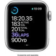 thumbnail image 3 of Restored Apple Watch Series 6 (GPS, 40mm) - Silver Stainless Steel Case - White Sport Band (Refurbished), 3 of 4
