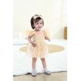 thumbnail image 2 of Body sin mangas con volantes y tul para niña, 6-12 m, color albaricoque, 2 of 6