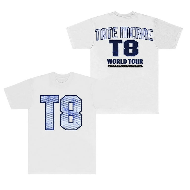 Tate McRae T8 T-shirts Think Later World Tour Merch Tee Tate McRae T8 T-shirts Think Later World Tour Merch Tee