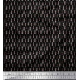 thumbnail image 1 of Soimoi Black Poly Georgette Fabric Lighthouse Nautical Print Sewing Fabric Yard 42 Inch Wide, 1 of 1