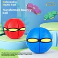 thumbnail image 2 of Flashing UFO Hopping Ball Bouncing Elastic Toy For Indoor Outdoor Play Parent Child Night Light Up, 2 of 4