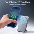 thumbnail image 6 of Petocase For iPhone 16 Pro Max Case,Compatible with MagSafe,Military Grade Drop 3 Layer Protection Rugged Case,Magnetic Phone Cover for iPhone 16 Pro Max 6.9 inch,Navy Blue, 6 of 7