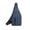 🔥 Blue_Hot#677, variant on Mens Crossbody Chest Bag with Multiple Pockets Water Leather Shoulder Sling for Outdoor Travel and Everyday Essentials Fits Tablet Adjustable Strap Earphone Port Lightweight