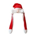 thumbnail image 4 of Christmas Plush Hat Creative Ear Moving Jumping Santa Hat for Christmas Party Novelty Gift, 4 of 6