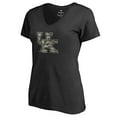 thumbnail image 2 of Women's Black Kentucky Wildcats Cloak V-Neck T-Shirt, 2 of 3