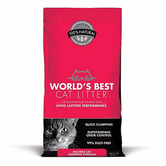 World's Best Cat Litter Natural Multi-Cat Litter Clumping Formula, 7-lb