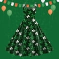 thumbnail image 4 of COMVALUE Dresses for Women 2026 St Patricks Day Shamrock Mini Bodycon Holiday Outfit Print Sleeveless Evening Party Prom Dresses (Mint Green, M), 4 of 6