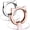 1 Silver+1 Rose Gold Cat, variant on Cat Phone Ring Holder - EI Sonador Clear Cell Phone Ring Holder Transparent Stand Finger Grip
