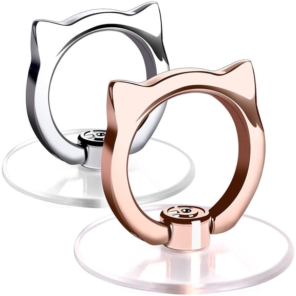 Cat Phone Ring Holder - EI Sonador Clear Cell Phone Ring Holder Transparent Stand Finger Grip