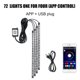 thumbnail image 1 of Nupearl APP Coche Interior Luz Ambiental Neón LED Para Pie Con USB Remoto Inalámbrico Atmósfera Música Auto Lámpara Decorativa huangjie unisex, 1 of 2