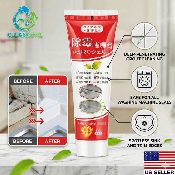 Mold Remover Mildew Remover Gel Home Cleaner Anti-Odor Mold Remover Tile Cleaner