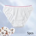 thumbnail image 4 of 5 bragas desechables para mujer, de un solo uso, portátiles, suaves, ajustables, con cintura elástica, cómodas, para viajes de SG Salvador bragas desechables, 4 of 7
