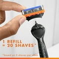 thumbnail image 4 of Gillette Fusion5 Power Razor Refills for Men Razor Cartridges, Larger Lubrication Strip, Precision Trimmer, 5-Blade Razor Blades for Close Shave, 4 of 15