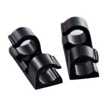 Yonrjhukm Self-adhesive Cable Clips for Wire Organization, Durable ABS Clips for Power Cords and Charging Cables, Easy Install Adhesive Fasteners for Clean Desktops