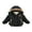 Black, variant on Gureui Toddler Boys Hooded Puffer Jacket Thick Warm Long Sleeve Winter Cotton Coat Jacket with Pockets and Fur Collar