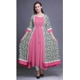 thumbnail image 2 of Bimba Robe Anarkali Imprimée pour Femmes Kurti Évasée Longue Style Chic Kurta Ethnique, 2 of 6