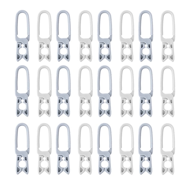 24 mini pinzas de plástico para cambiarse de ropa, prácticas pinzas para colgar toallas.