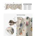 thumbnail image 6 of Daisy Flower Lavender Butterfly Kitchen Curtains Balcony Adjustable Roman Blinds Small Short Curtain for Living Room, 6 of 6