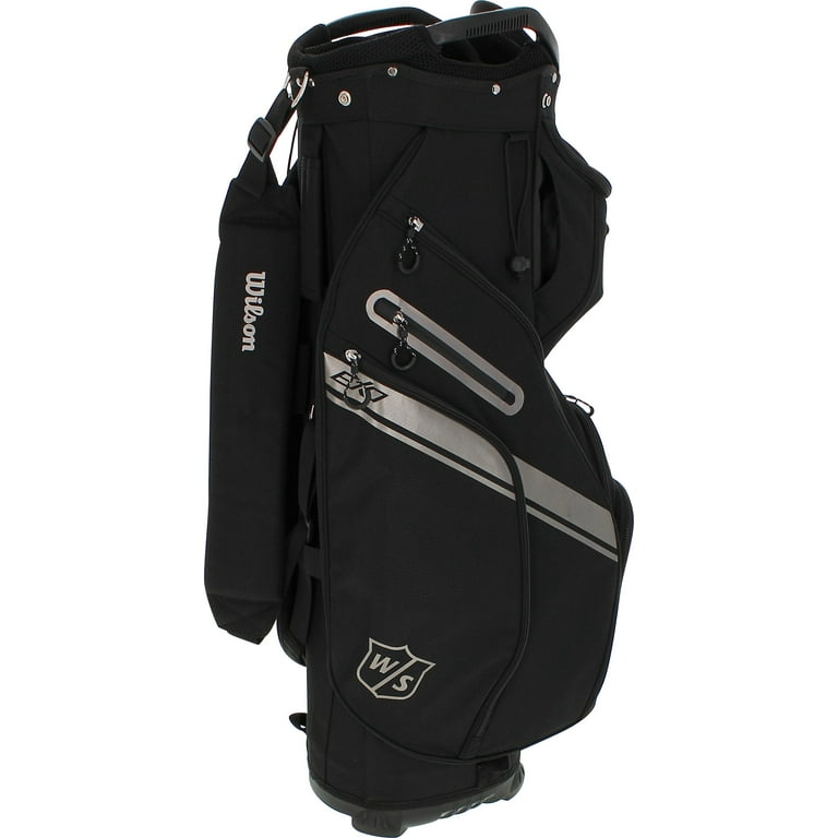 Wilson Staff EXO II Cart Golf Bag, 14 Divided Club Sections Wilson Staff EXO II Cart Golf Bag, 14 Divided Club Sections