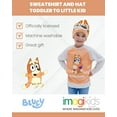 thumbnail image 4 of Bluey Bingo Fleece Sweatshirt and Cotton Gauze Hat Toddler to Little Kid, 4 of 5