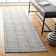 thumbnail image 2 of SAFAVIEH Vermont Zachary Striped Runner Rug, Black/Ivory, 2'3" x 11', 2 of 11