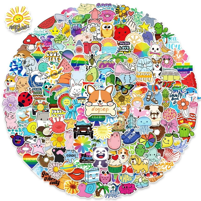 Sewing Machine Stickers - 50 Pcs Cartoon Lovely PVC Kawaii Decals Funny Vinyl Decoration DIY Decor for Teens (Sewing Machine Sticker)
