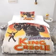 thumbnail image 2 of Elvis Presley Bedding Set Rock 'n' Roll Singer Print Microfiber Duvet Cover with Zipper, 2 of 5