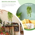 thumbnail image 3 of QUMIIRITY 2Ud Planta Artificial De Ratán Amarillo Para Colgante De Pared Y Fiesta Con Liviano, 3 of 6