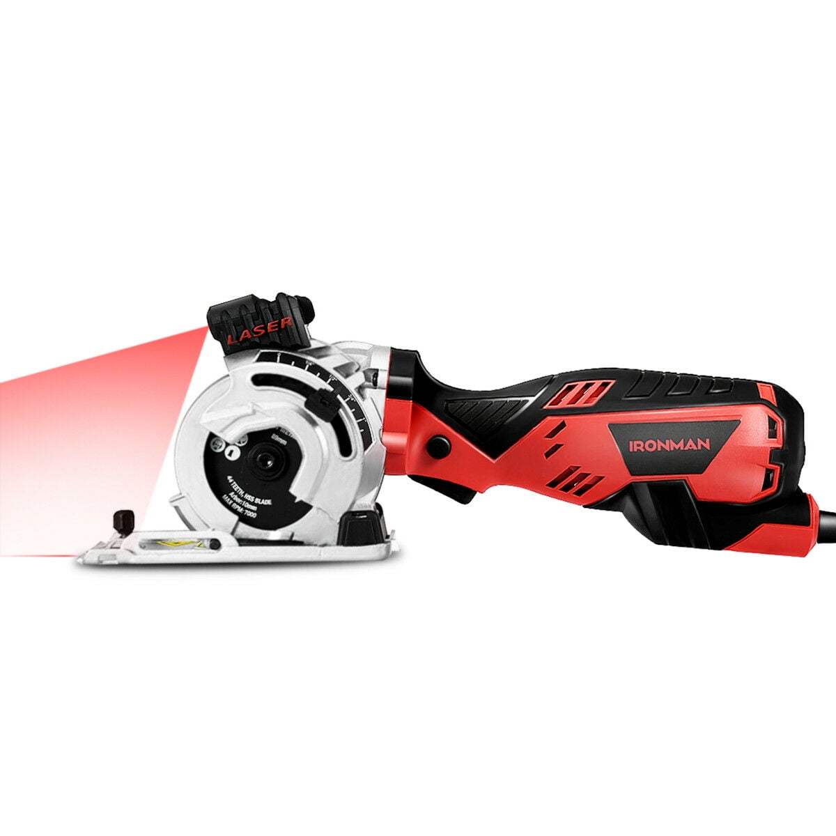 5.8AMP Mini Circular Saw Corded Tool w/ Laser Indicator