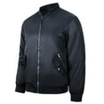 thumbnail image 2 of kakina CMSX Mens Thick Bomber Jackets,Fashion Classic Casual Fall Winter Warm Windbreaker Full Zip Windproof Outwear Padded Lined Coats with Pocket, 2 of 6