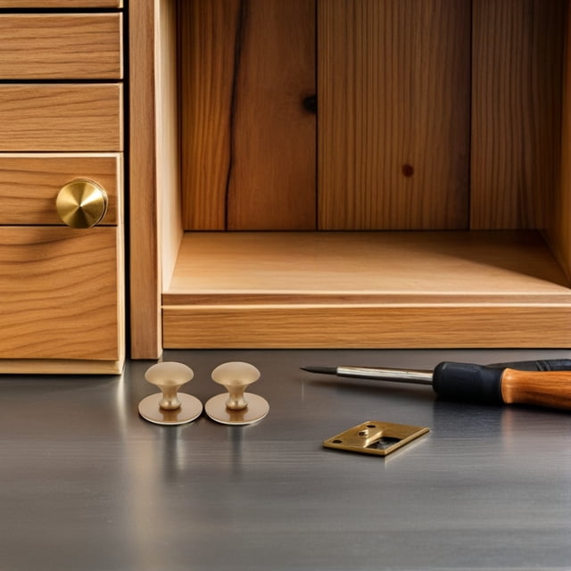BEADCEST 4Ud Perillas Autoadhesivas Doradas Para Muebles Y Closets Con Acabado Resistente Y Moderno