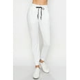 thumbnail image 3 of ALWAYS Women Jogger Sweatpants - Super Soft Stretch Lightweight Drawstrings Pants with Pork Chop Pockets White L, 3 of 6