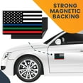 thumbnail image 6 of Magnet Me Up Thin Line Flag Vinyl Automotive Magnet, 3x5 in, Support Police, Military, 6 of 6