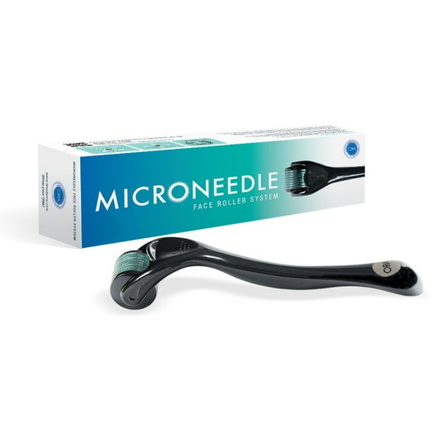 ORA ORA Facial Microneedle Derma Roller System 0.25mm, Aqua/Black