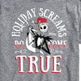 thumbnail image 3 of The Nightmare Before Christmas - Holiday Screams Come True - Men's Short Sleeve Graphic T-Shirt, 3 of 5