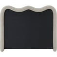 thumbnail image 3 of Meridian Furniture Gavin Beige Chenille Fabric Full Bed, 3 of 5