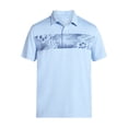 thumbnail image 4 of George Men's and Big Men's Short Sleeve Polo Shirt with Stretch, Sizes S-5XL, 4 of 5