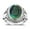 Abalone, variant on Vintage Inspired Round Abalone Shell with Leaf Accents Sterling Silver Ring – 10