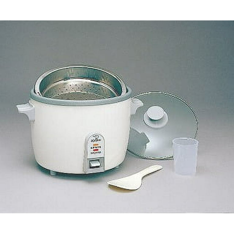 Zojirushi 10-Cup Rice Cooker 2.5 Qt Electric Pot Food Warmer Veggie Steamer  Lid