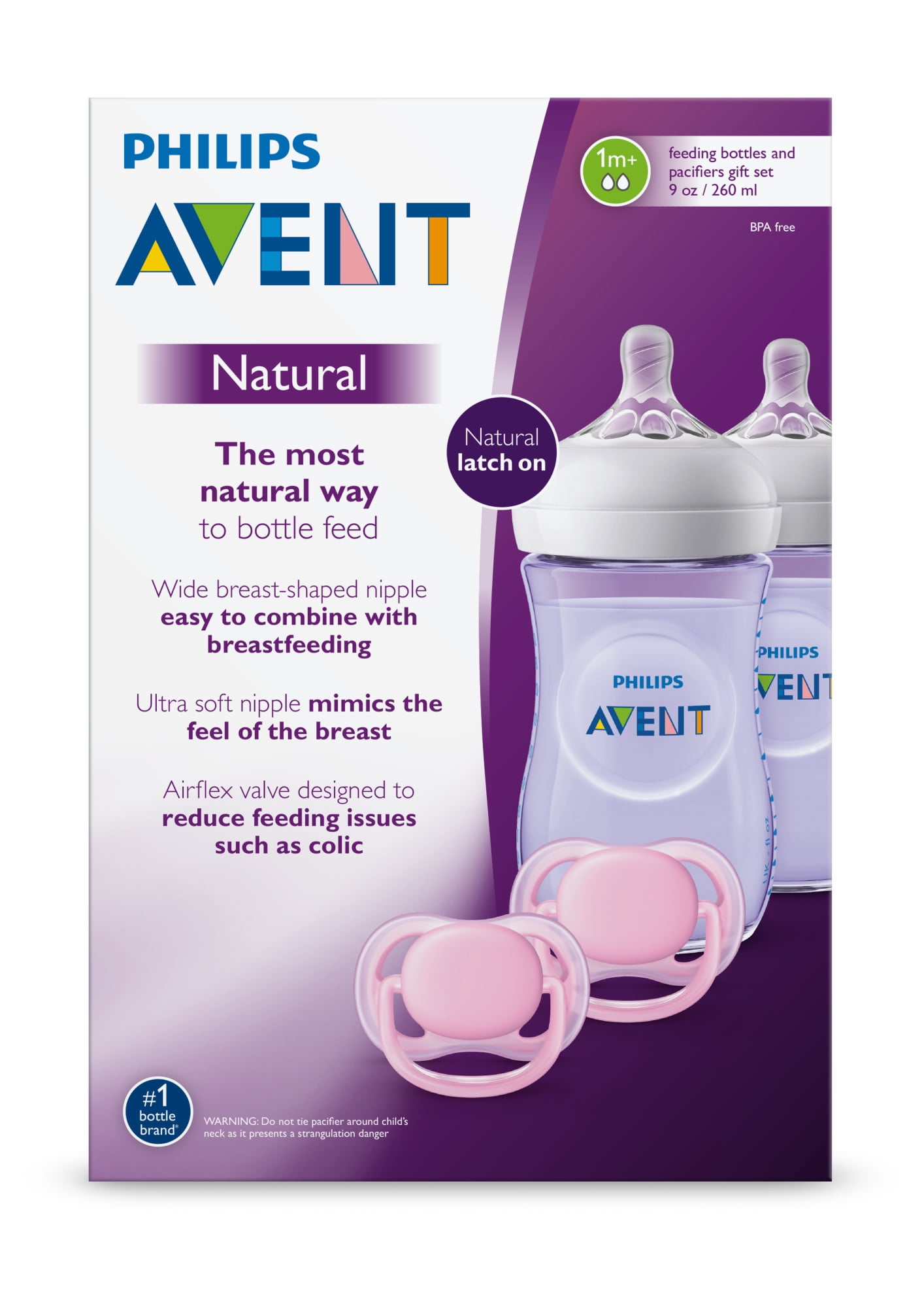 purple avent bottles 4 oz