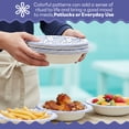 thumbnail image 7 of Paper Bowls, 30 Count 16 oz Disposable Heavy Duty Soup Bowls with Porcelain Pattern, Microwave Safe and Leak‑Proof for Home, Parties, BBQ, Picnic and Family Gatherings, 7 of 7