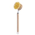 thumbnail image 4 of 7.3Inch Bamboos Dishs Brush with Handle,Pures Natural Pots Brush,All Purpose Kitchen Scrubbers,Replaceable Brush Head Natural Soft Horsehair,Easys to Use,for Dishes Vegetable, Pots and Pans, 4 of 6