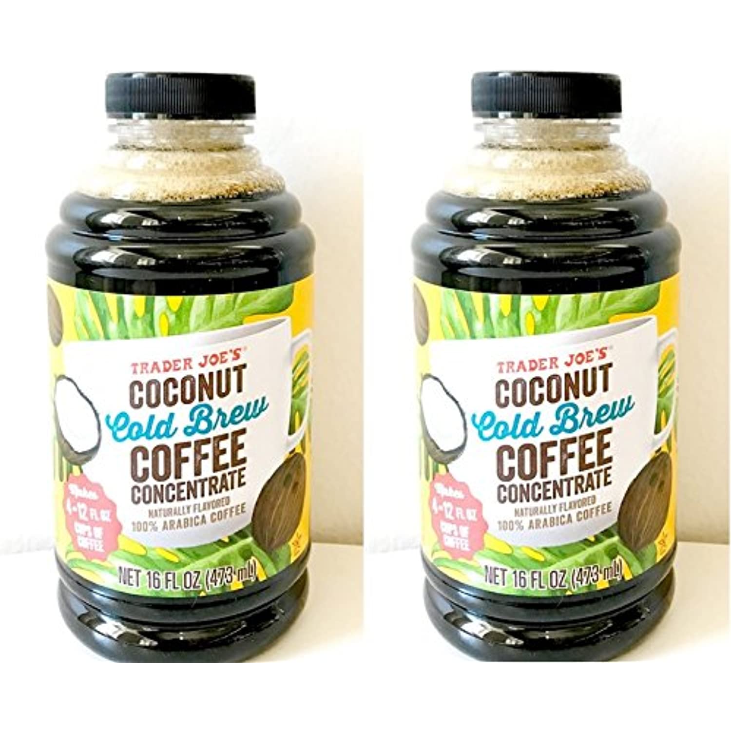 TJ Coconut Cold Brew Coffee Concentrate 473 Ml. (Pack Of 2 Bottles