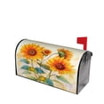 thumbnail image 3 of PHELIKA Retro Sunflowers 03 Magnetic Mailbox Covers Standard Size 21"H x 18"W, 3 of 8